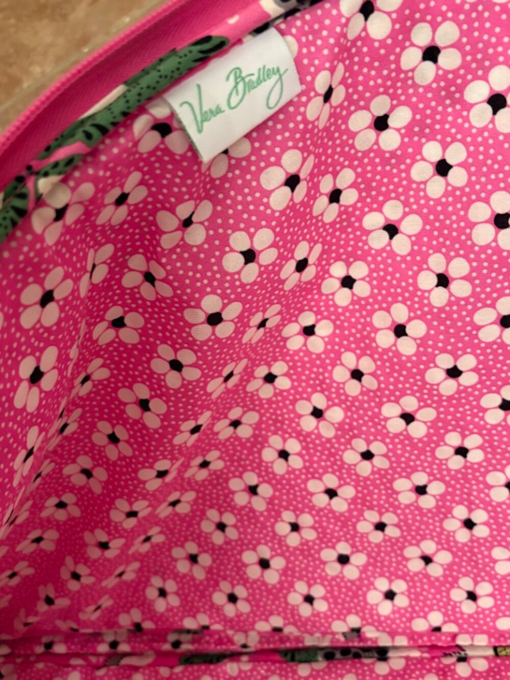 Vera Bradley Laptop Sleeve 2012 Retired Priscilla Pink Pattern - Picture 4 of 6